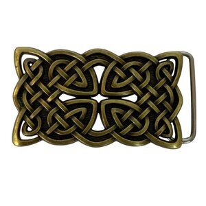 Vintage Celtic Knotwork Belt Buckle By Jeans Friend